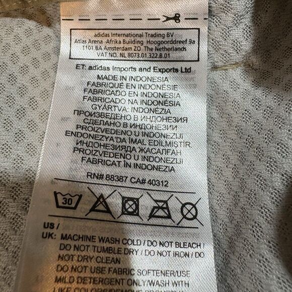 Adidas Khaki Shorts Mens L Golf Athletic Stretch Performance Outdoor Core - Picture 4 of 9